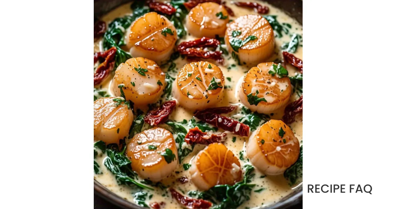 Creamy Garlic Butter Tuscan Scallops: Pan-Seared Perfection with a Tuscany Twist