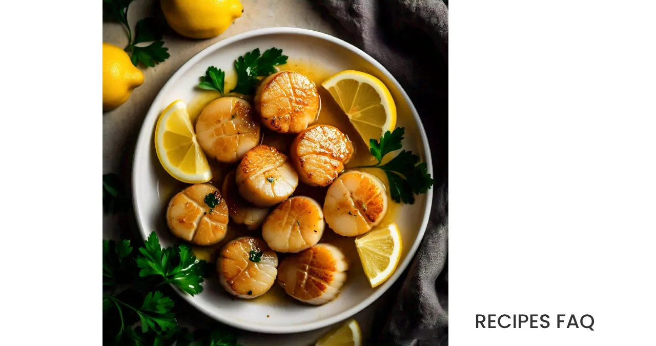 Pan-Seared Lemon Garlic Scallops Without Butter for a Healthy Option